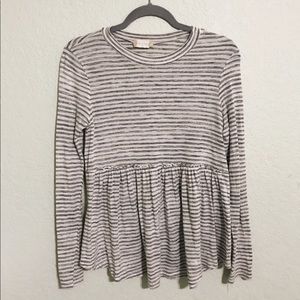 Altar’d State Striped Peplum